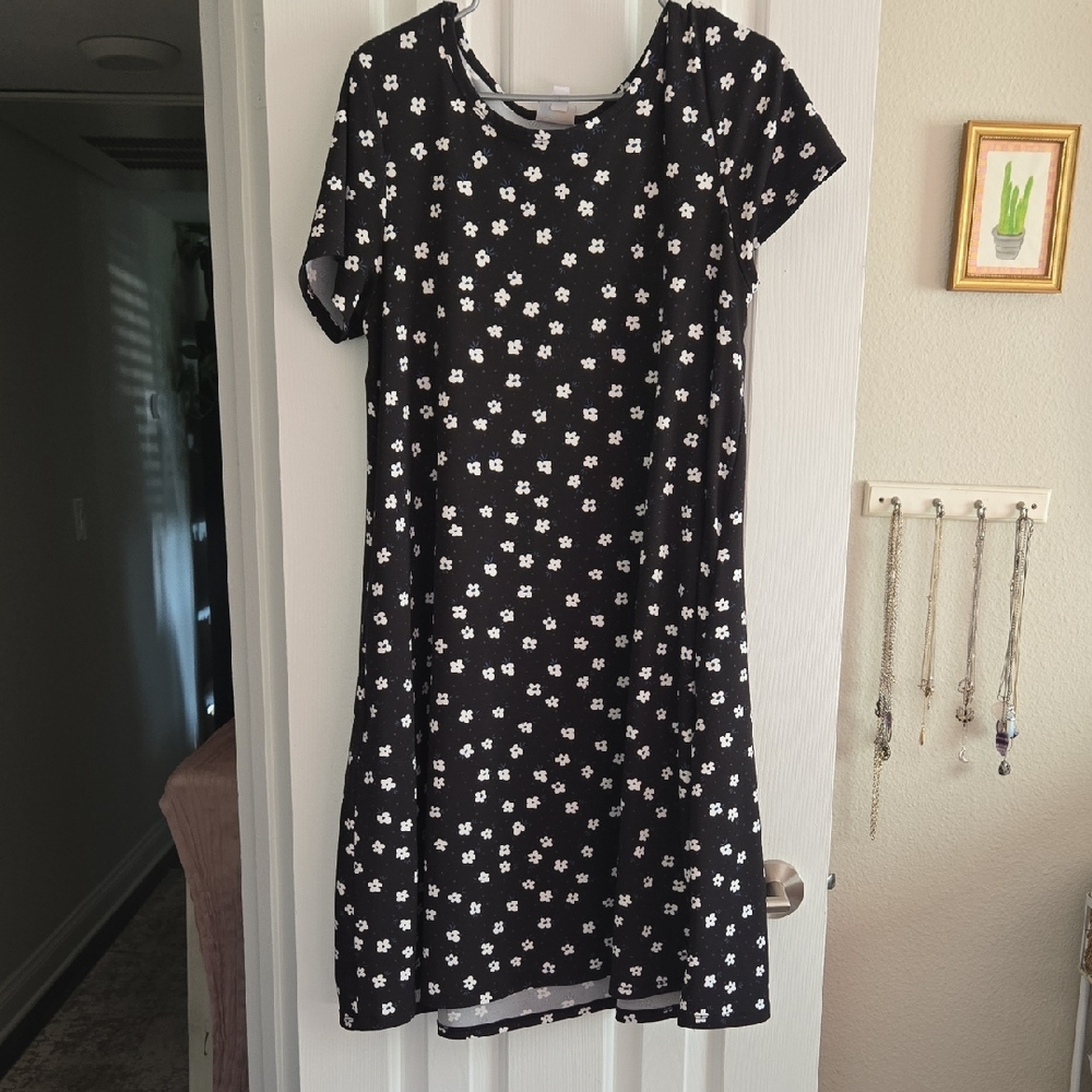 LuLaRoe  Floral Jessie Dress-Med